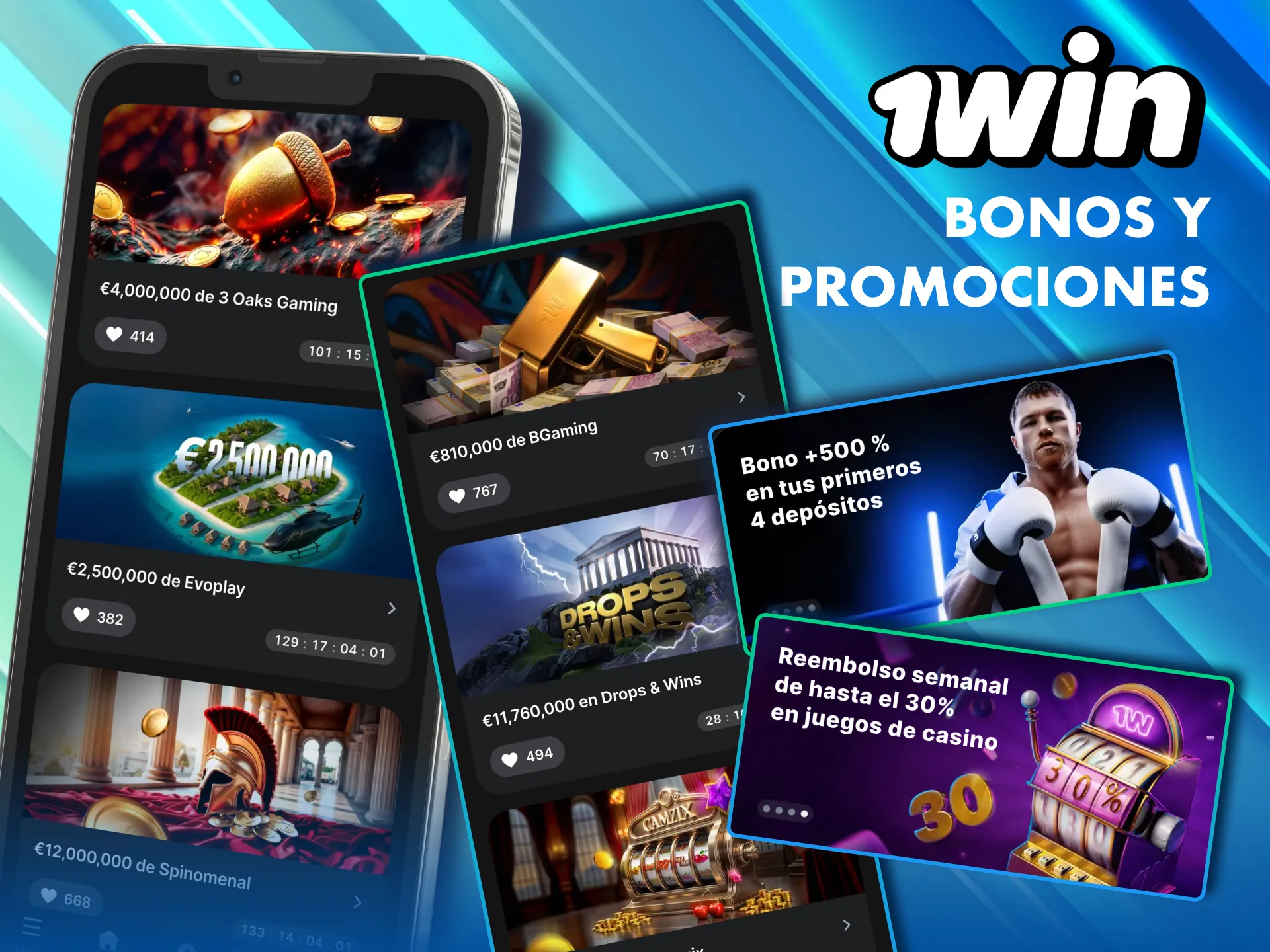 Bonos y promociones exclusivas en la app 1Win México.