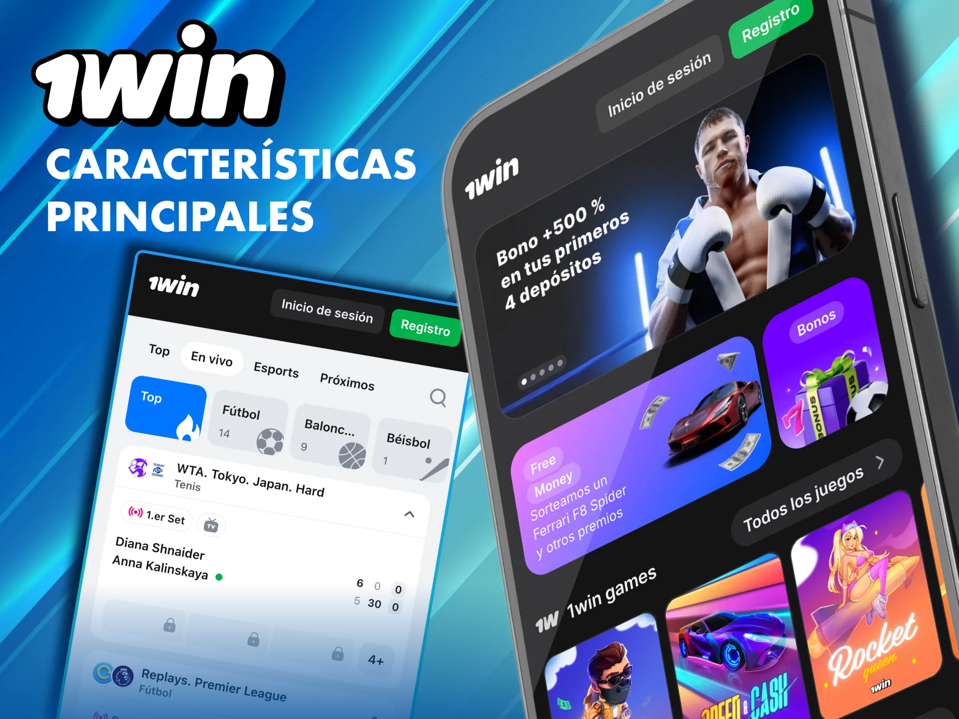 Interfaz intuitiva de 1Win y soporte en español para usuarios nuevos.