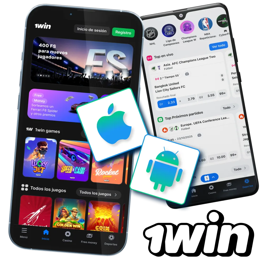 Aplicación móvil para Android e iOS con más de 10.400 juegos.